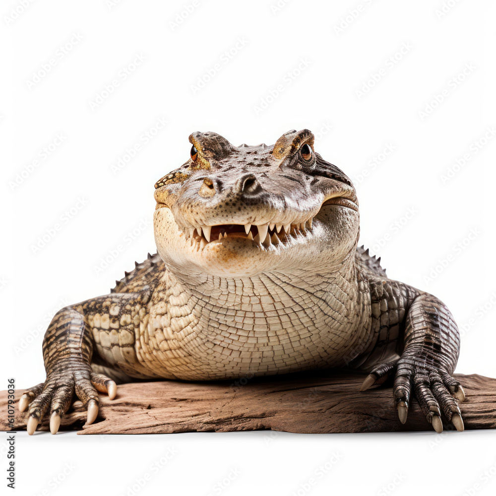 Obraz premium crocodile isolated on white