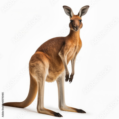kangaroo isolated on white background © Riccardo