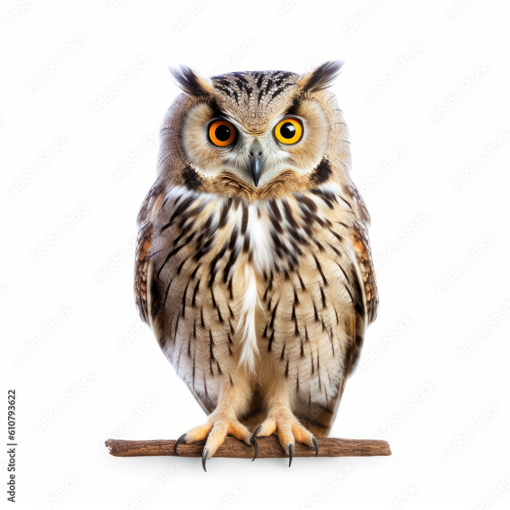 Naklejka premium owl isolated on white background