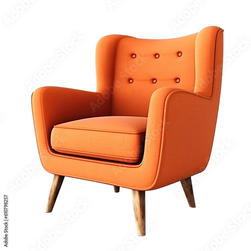 Retro orange chair