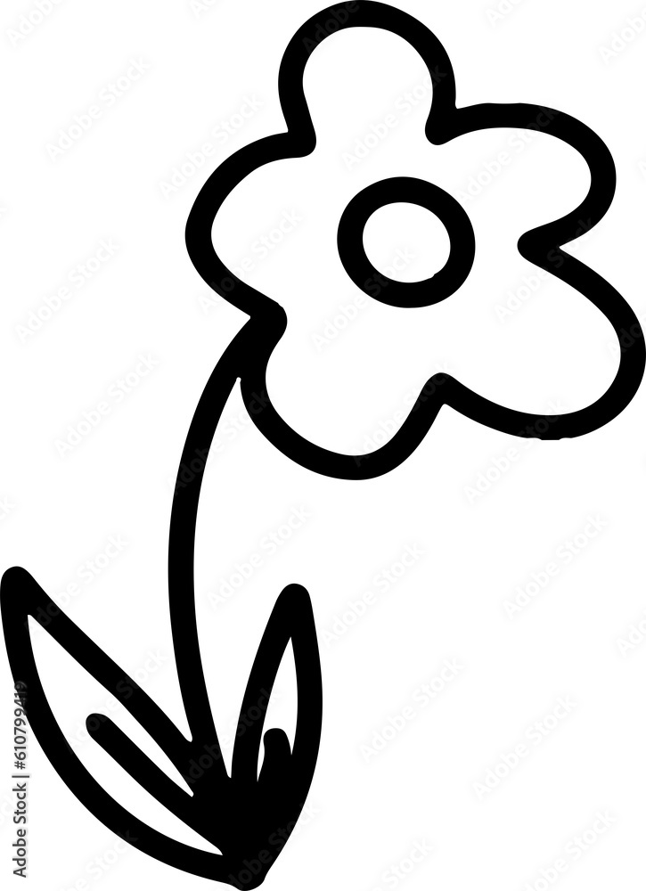Flowers and leaves. Design decoration Flowers and leaves. Design decoration