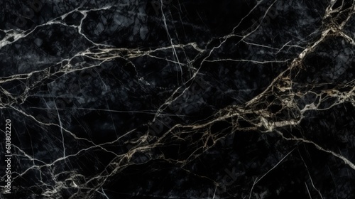 Black marble texture background, marble tiles, Italian stone texture, for digital wall and floor tiles. Created with Generative AI technology.