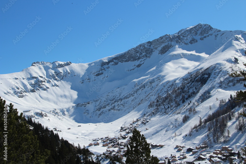 Obraz premium Mountains Snow Glacier Swiss Alps