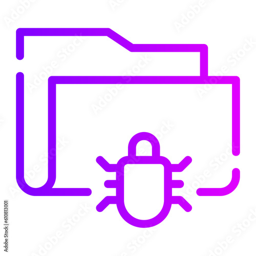 infected gradient icon