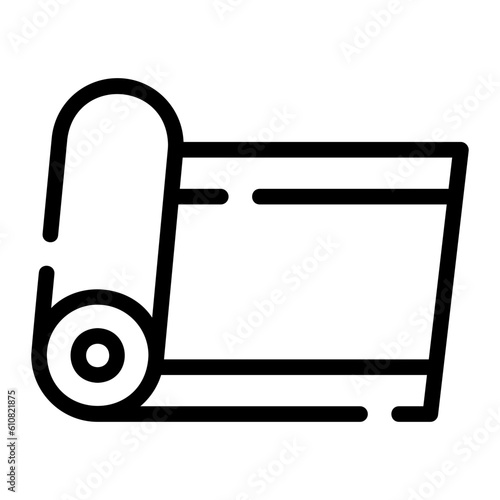 yoga line icon