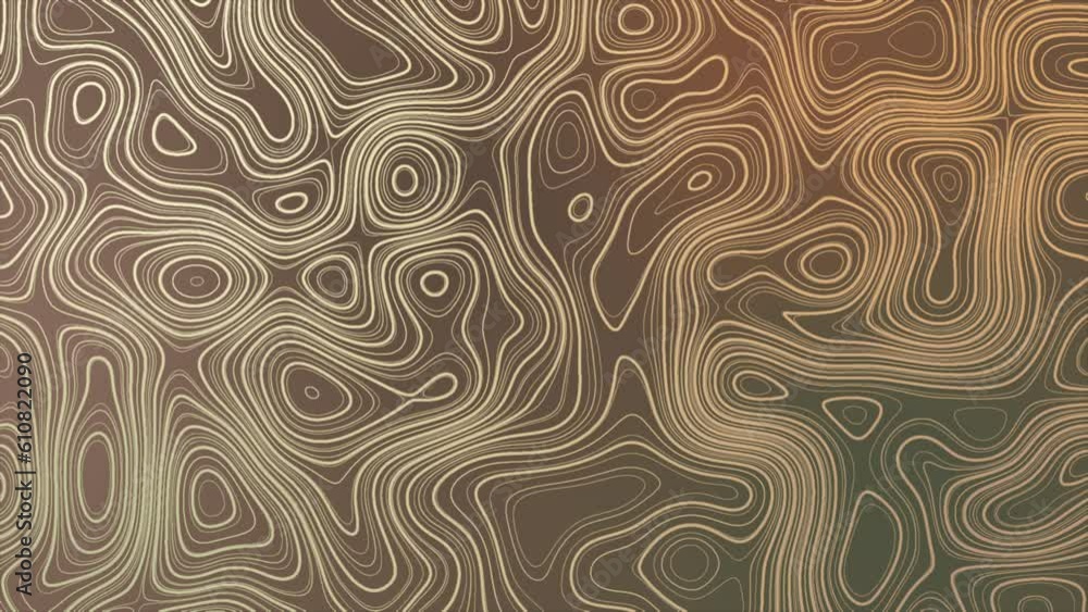 light brown color abstract pattern with animation of morphing line as topographic map light brown color abstract pattern with animation of morphing line as topographic map