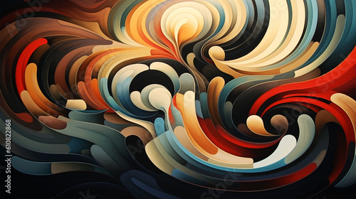 Flowing Energy, Abstract Concepts, Wallpaper, Backdrop, Generative AI