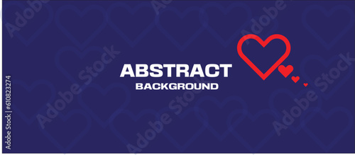 background with love icon