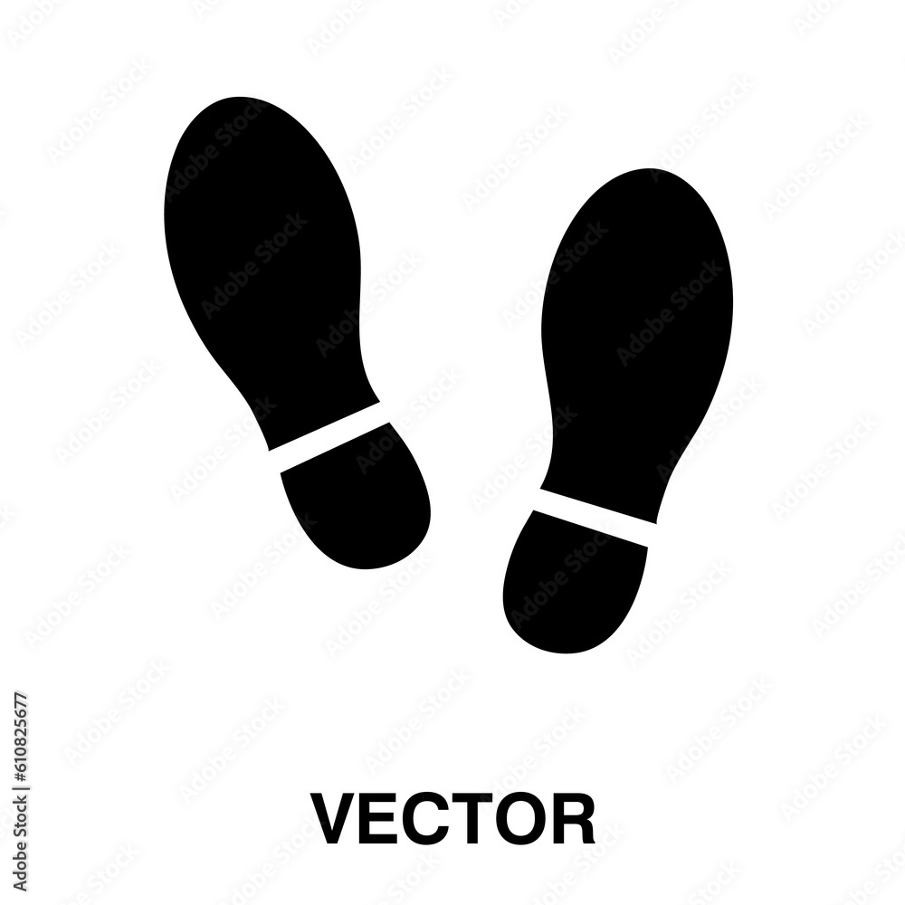 Imprint soles shoes sign icon. Shoe print vector illustration on white background..eps Imprint soles shoes sign icon. Shoe print vector illustration on white background..eps