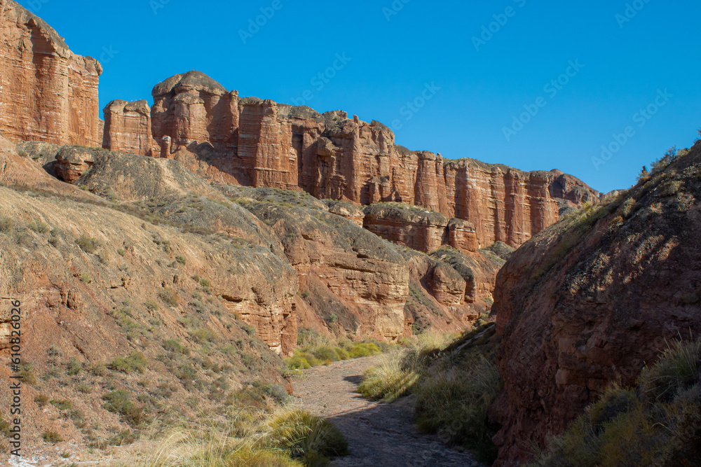 Danxia Scenic Area, Zhangye Binggou, Gansu, China