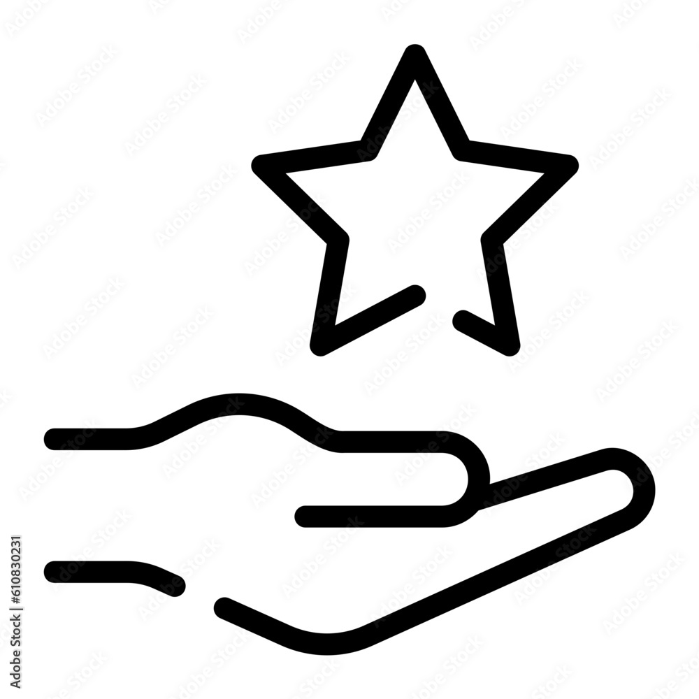 Obraz premium talent line icon