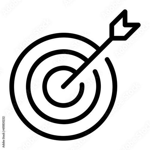 Free Download target line icon - GFXLoad