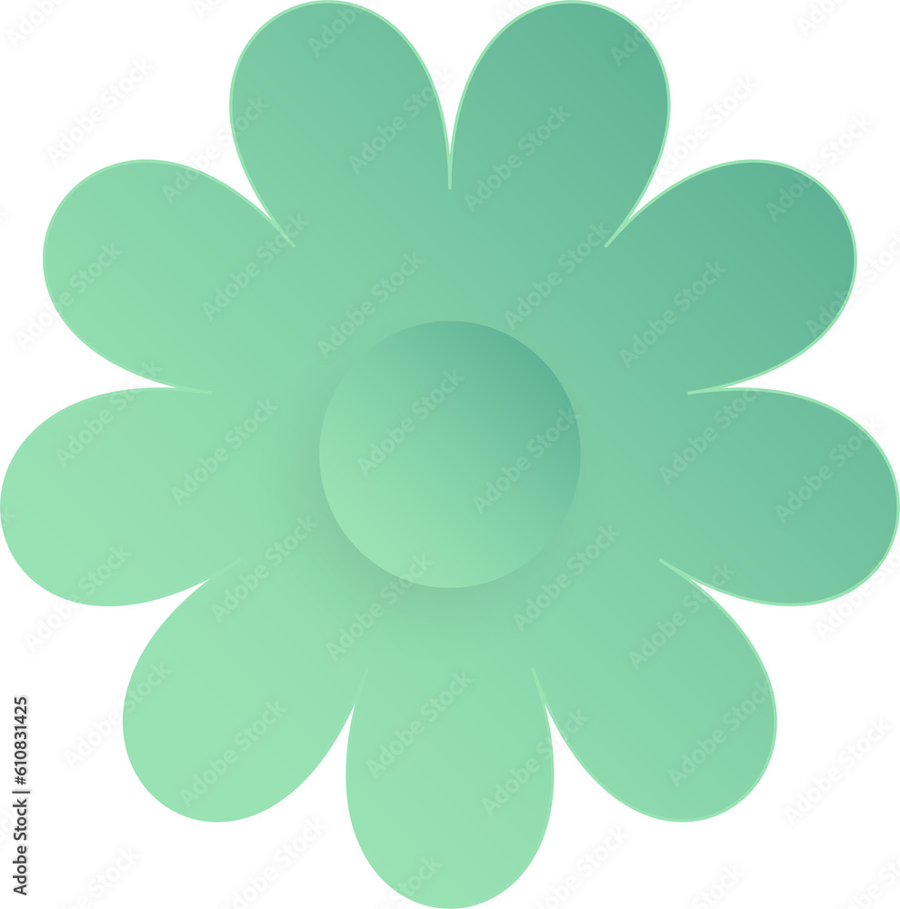 Flower, Element of floral paper cut. Paper cut of flower shape and spring symbol. Flower, Element of floral paper cut. Paper cut of flower shape and spring symbol.