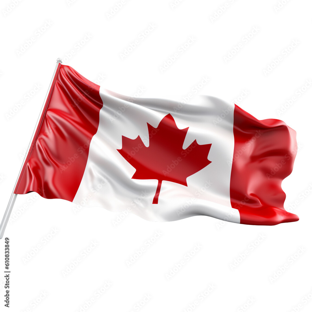 Canada Flag Generative AI Canada Flag Generative AI
