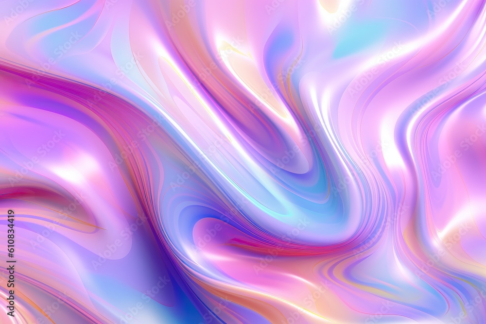 Fototapeta premium texture of holographic wave wallpaper background
