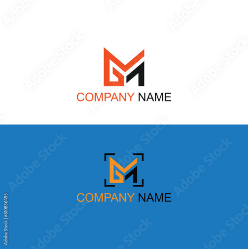  GM logo and icon designs and GM initial logo design