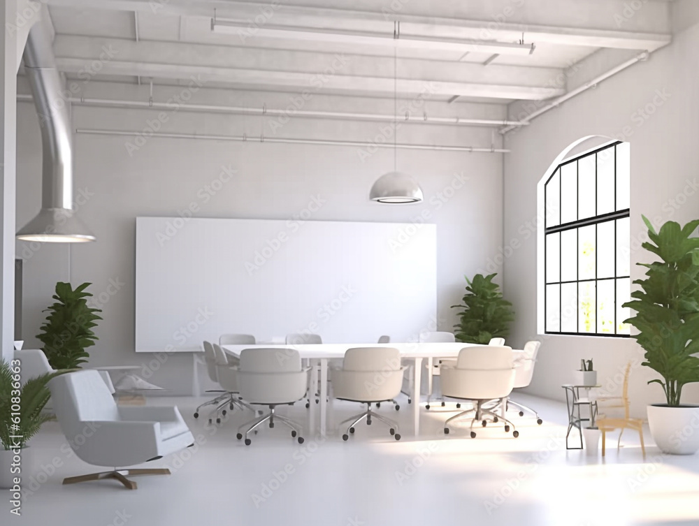 Office Meeting Room Interior Design AI Generated Office Meeting Room Interior Design AI Generated