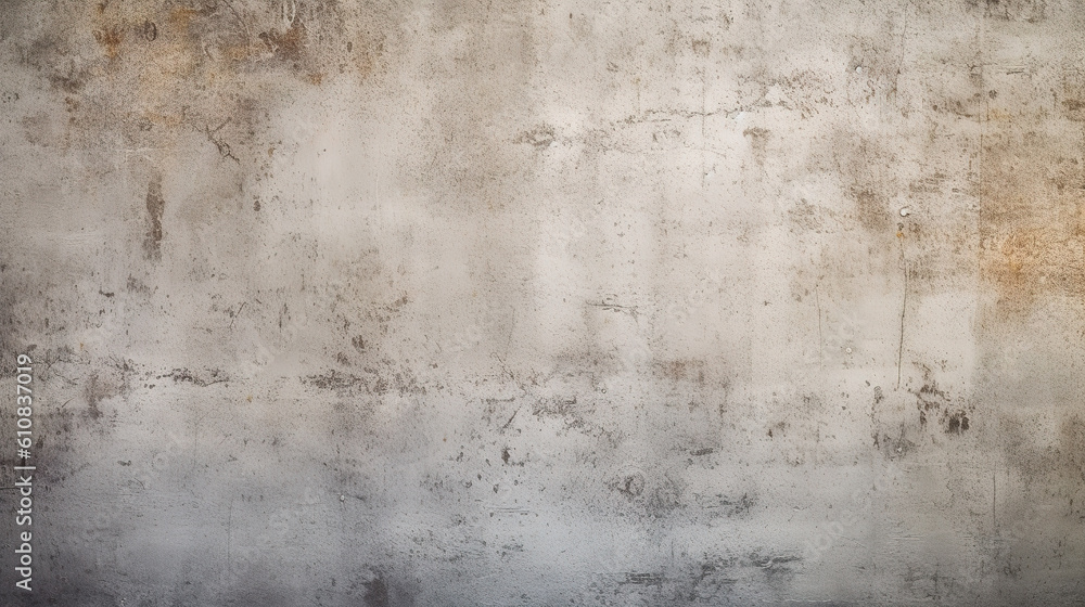 Texture of aged, old dirty concrete wall background. Blank for design, copy space, generative ai