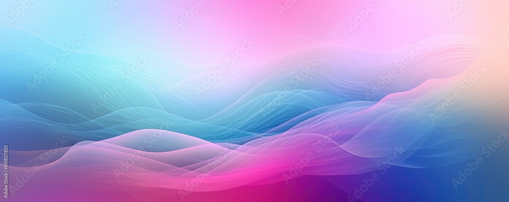 Dynamic Spectrum of Colors Abstract Background, AI Generative