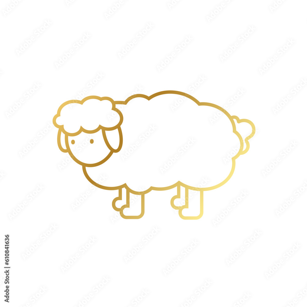 Sheep icon vector isolated on white background for your web and mobile app design, Sheep logo concept Sheep icon vector isolated on white background for your web and mobile app design, Sheep logo concept
