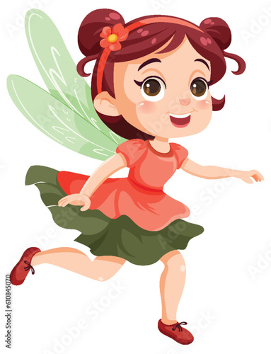 Cute Fairy Princess Cartoon Character