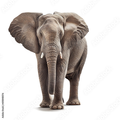 elephant isolated on white