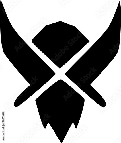 Wikinger Symbole - Icon abstrakt