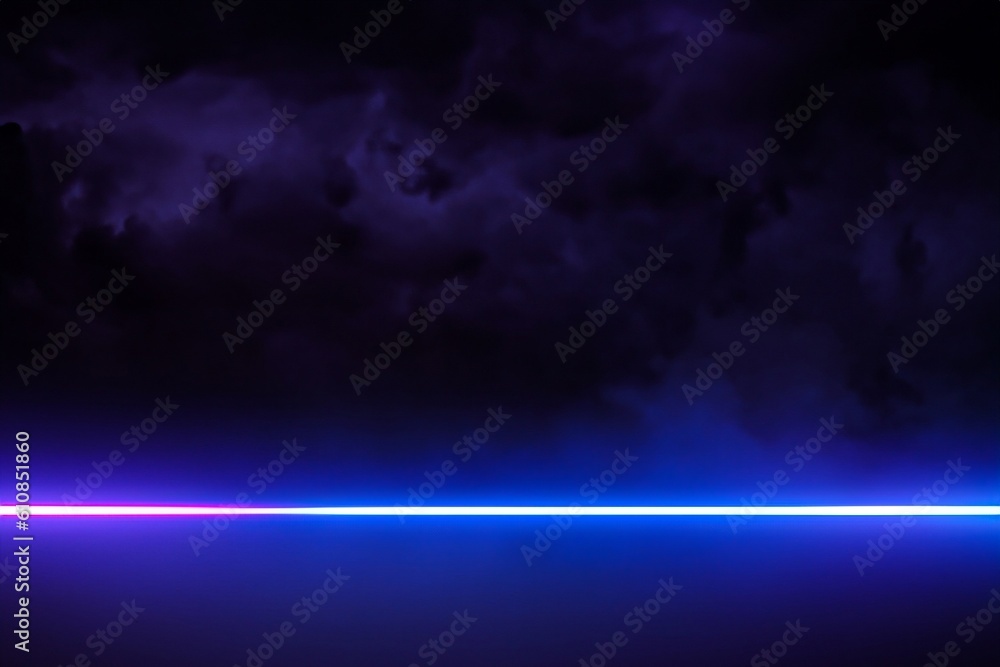 abstract neon background with night sky