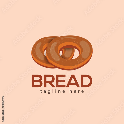 Best Delicious Bread That Is Shaped Like A Ball With Illustration Vector. Hi-Quality Premium Bread Clip Art. Bread Foods Illustrations Design And Cook Labels Vector Set.
