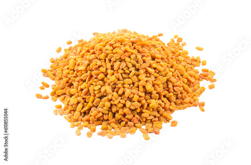 Fenugreek with seeds over transparent png