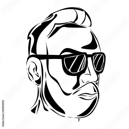 Mann mit Sonnenbrille