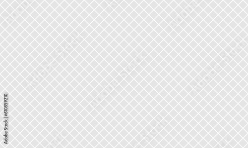 Gray Diamond geometric seamless pattern on white background. Vector Abstract.