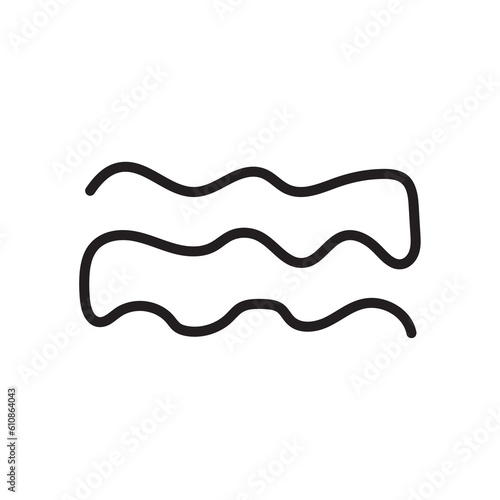 illustration of a black and white dog