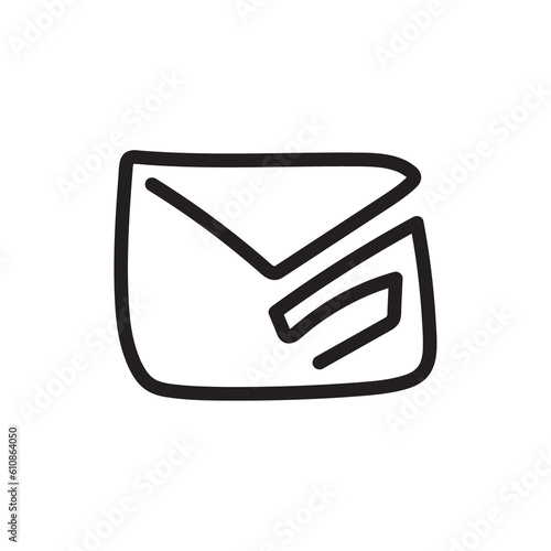 e mail button