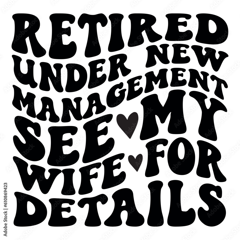 Retired under new management see my wife for details Retro SVG