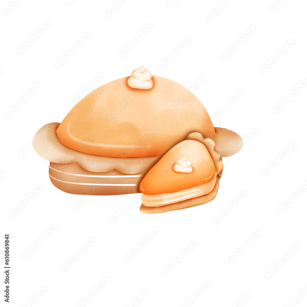 Fototapeta premium Pumpkin pie