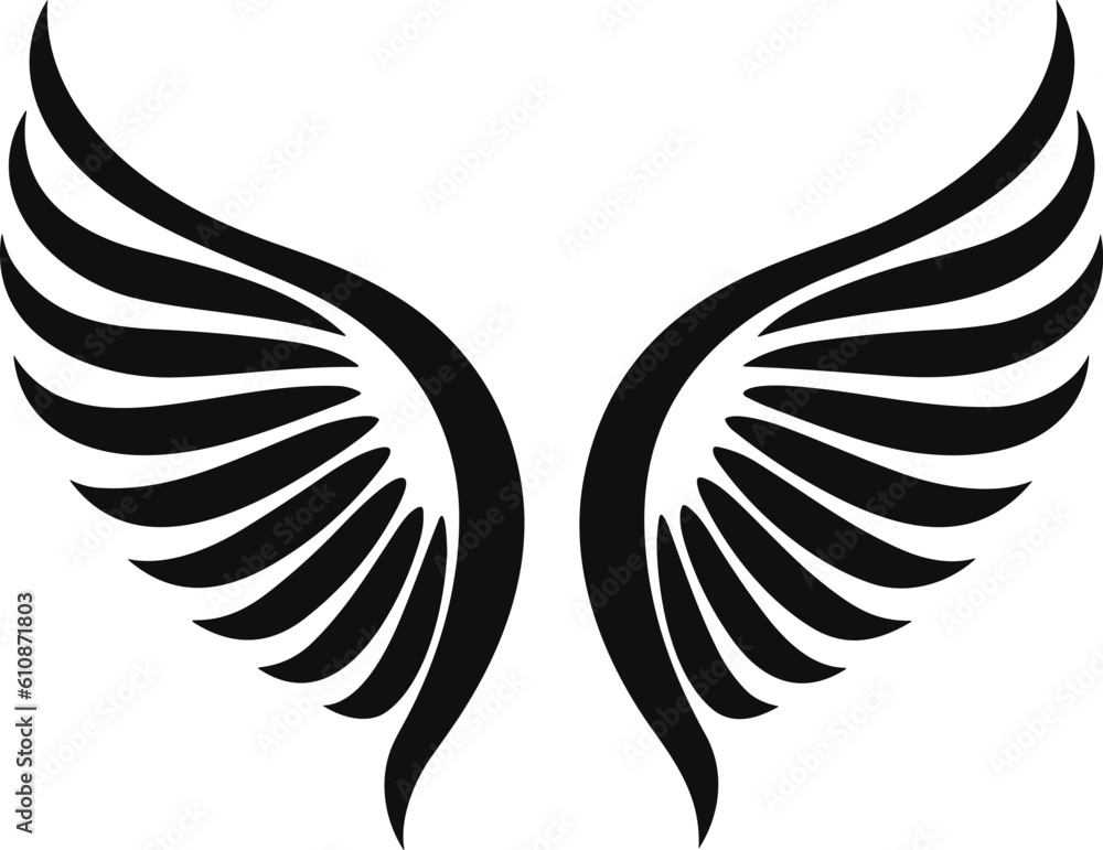 Obraz premium Angel Wings Vector