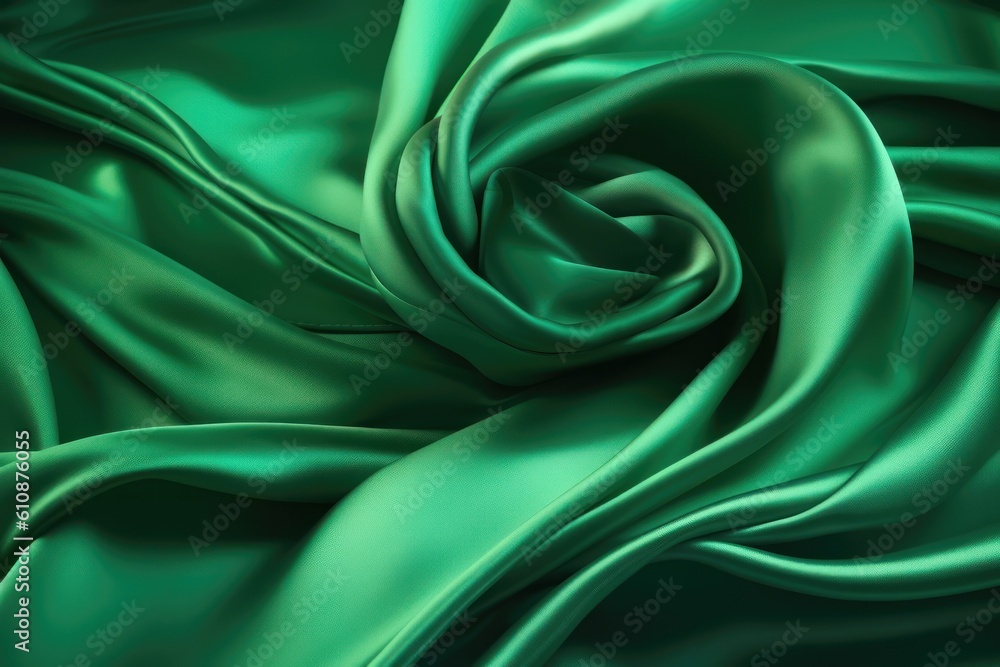 Fototapeta premium silk fabric background, generative ai