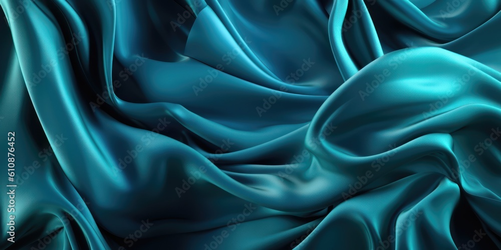 Fototapeta premium silk fabric background, generative ai
