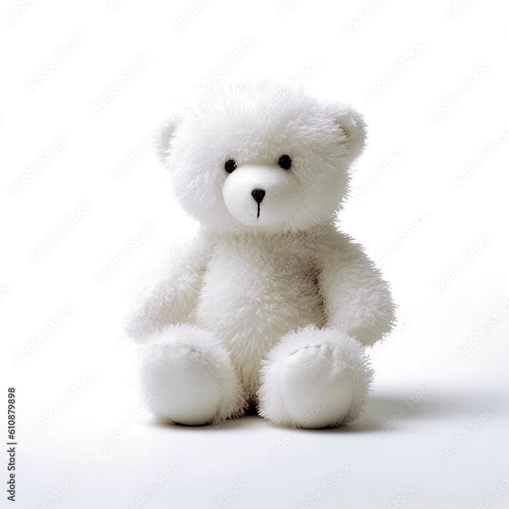 A white teddy bear A white teddy bear