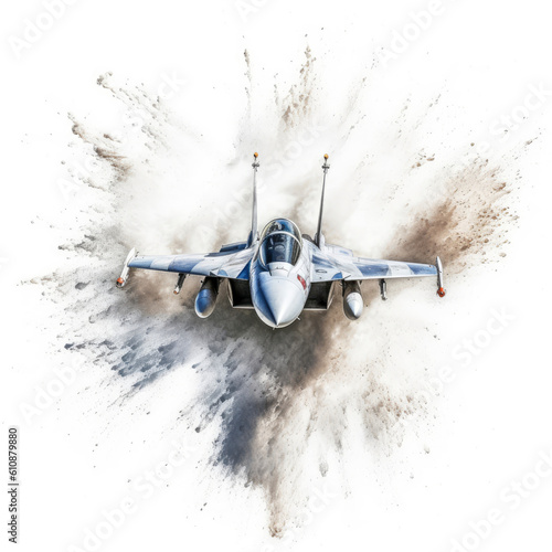 a warplane, jet photo