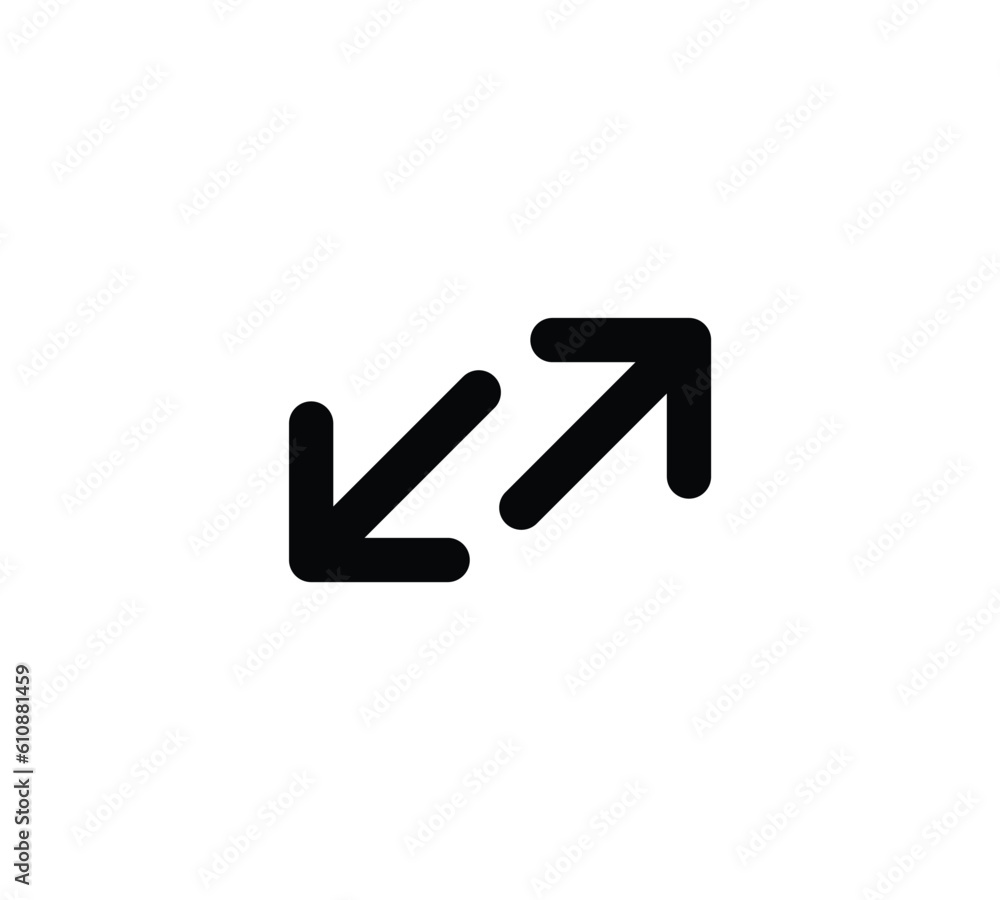 arrow pointer flat vector icon for apps and websites arrow pointer flat vector icon for apps and websites