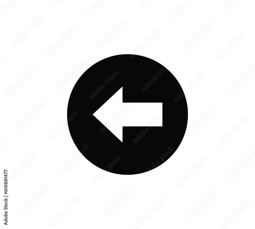 arrow pointer flat vector icon for apps and websites arrow pointer flat vector icon for apps and websites