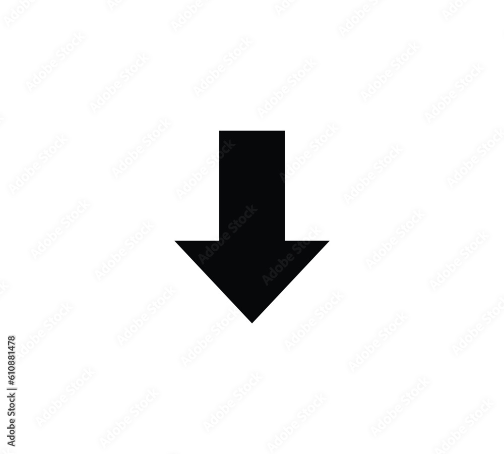 arrow pointer flat vector icon for apps and websites arrow pointer flat vector icon for apps and websites