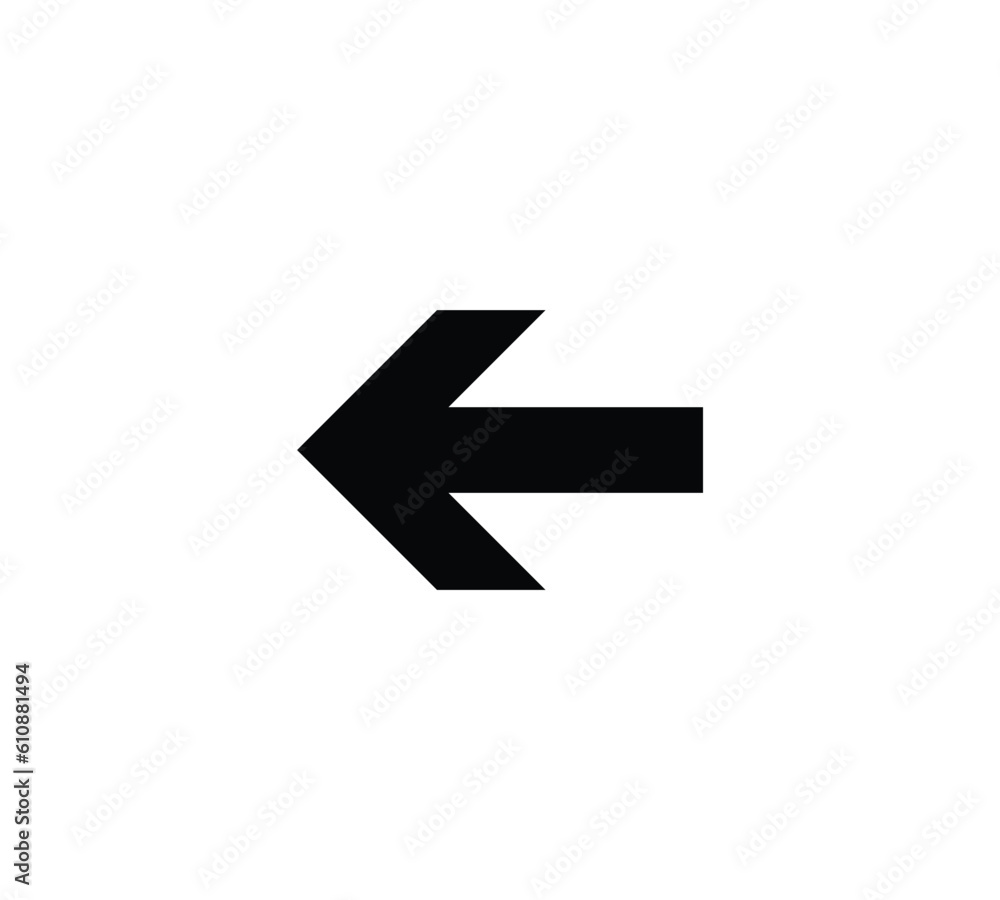 arrow pointer flat vector icon for apps and websites arrow pointer flat vector icon for apps and websites