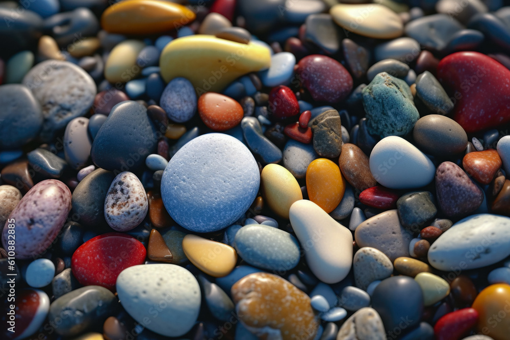 Sea Pebbles On The Seashore With Sunbeams Created With The Help Of Artificial Intelligence Sea Pebbles On The Seashore With Sunbeams Created With The Help Of Artificial Intelligence