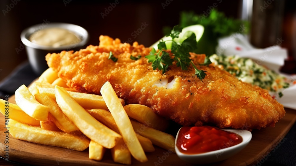 Coastal Delight: Barramundi Fish and Chips Coastal Delight: Barramundi Fish and Chips