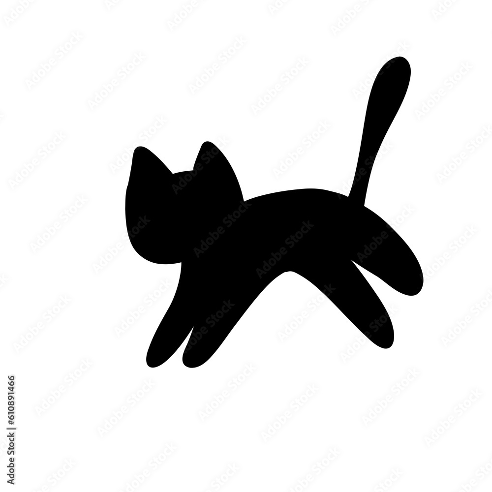 Fototapeta premium Black cat 