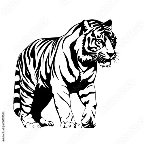 Fototapeta Naklejka Na Ścianę i Meble -  tiger animal images