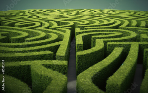 fingerprint maze hedge Generative AI